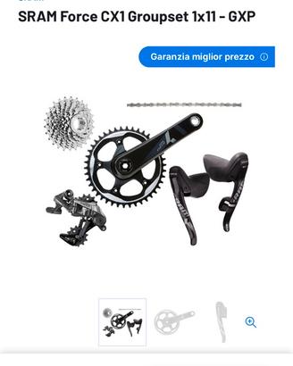 Gruppo Sram Force gravel cx 1x11v