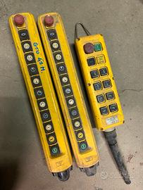 3 pulsantiere gru o uso hobbystico