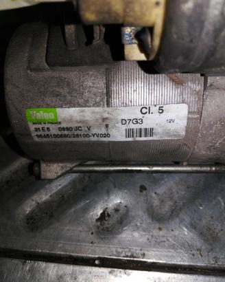 Motorino avv CITROEN C4 PICASSO 1560cc TDCI 2007