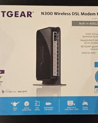 Modem Router Netgear N300 wireless DSL