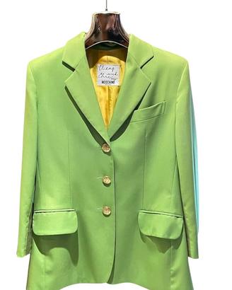 Giacca Moschino verde taglia 44