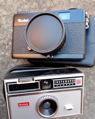 2 macchine fotografiche vintage funzionanti