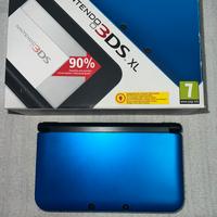 2 nintendo 3dsxl blu e bianca +2 giochi + cover