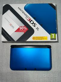 2 nintendo 3dsxl blu e bianca +2 giochi + cover