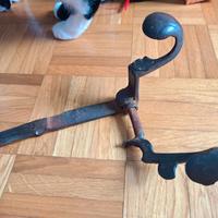 Maniglia rustica in ferrro battuto