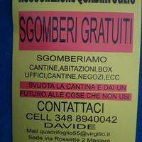 Sgomberi gratis casa cantine soffitte Ravenna lugo