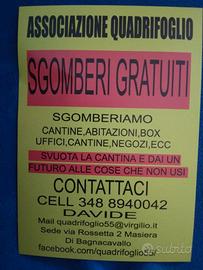 Sgomberi gratis casa cantine soffitte Ravenna lugo