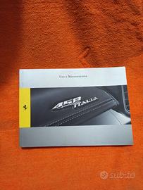 Ferrari 458italia libro uso manutenzione ricambio