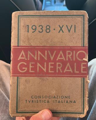 Annuario generale 1938 epoca fascista