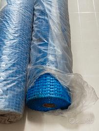 rete intonaco blu