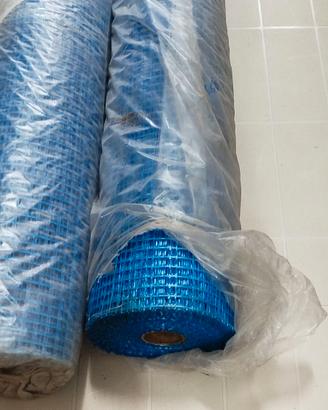 rete intonaco blu