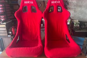 Coppia sedili Sparco Sprint Junior rossi originali