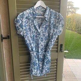 Camicia donna estiva nuova motivo floreale