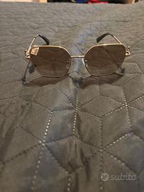 Occhiali da sole Longchamp ovali oro / marrone - N
