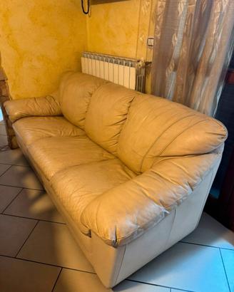 Divani in pelle 3 posti e 2 posti (anche singoli)