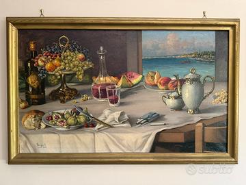 Dipinto Fanigliulo 1950 Originale da Collezione