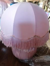 n. 2 bajour rosa  lampade  anni 70