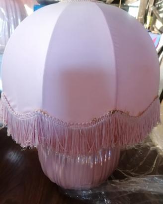 n. 2 bajour rosa  lampade  anni 70