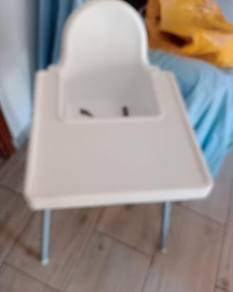 seggiolone da tavolo come nuovo
