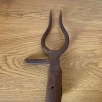 Antica forca forchetto per estrarre barbabietole