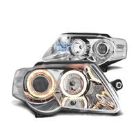 FARI PER VOLKSWAGEN VW PASSAT B6 3C 05-10 ANGEL EY