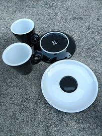 servizio caffè 6 tazze più piattini nuovi