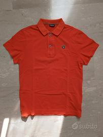Polo Blauer arancione