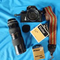 nikon F photomic anni 70  con accessori