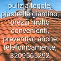 Pulizia tegole e pulizia piastrelle