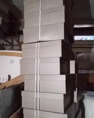Scatole anonime scarpe lotto 150 pz. varie  misure