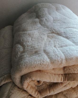 Coperta in lana merinos per letto matrimoniale