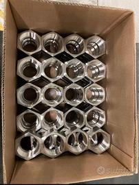 Ghiere x portagomma in acciaio