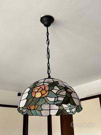 Lampadario Rossini stile Tiffany