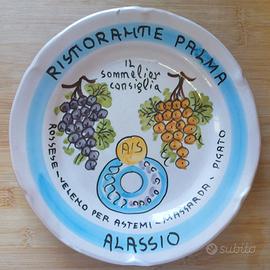 Piatto del buon ricordo Palma - Sommelier -Alassio