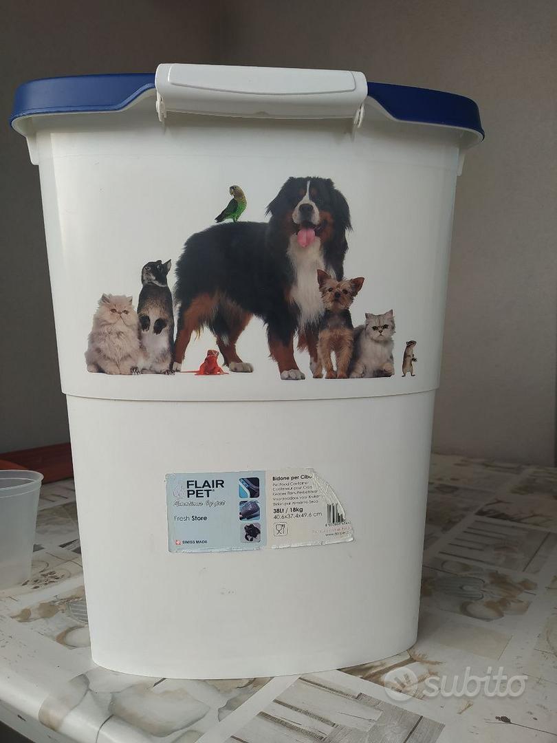 Bidone cibo secco cane 38lt / 18kg - Accessori per animali In vendita a  Treviso