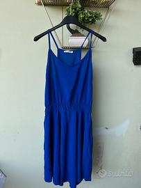 Vestito Corto Blu Elettrico - Made in Italy