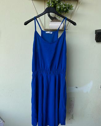 Vestito Corto Blu Elettrico - Made in Italy