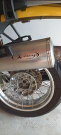 bmw gs 1150 scarico decat completo