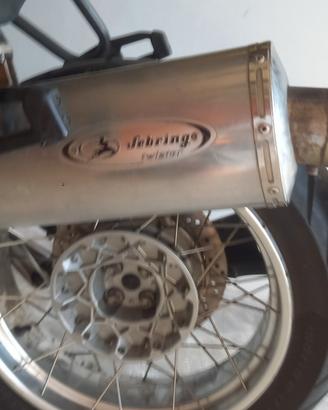 bmw gs 1150 scarico decat completo