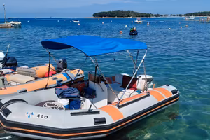 gommone, motoer e carello stradale revisionato
