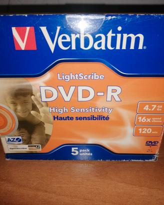 5 Dvd vuoti registrabili