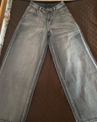 Jeans donna, taglia 40 colore grigio loose fit