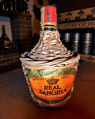 Fiasco impagliato CRUZ GARCIA Real Sangria 1 lt