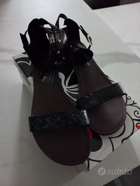 Sandali neri 38