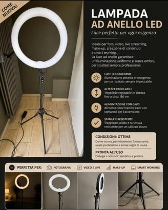 Lampada ad anello led