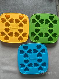 Set 3  Stampi ghiaccio forma cuore ideal per feste