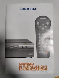 Libretto istruzioni gold box cartaceo