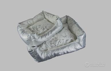 cuccia cane silver flower