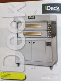 Forno per pizzeria 2  camere+camera lievitazione