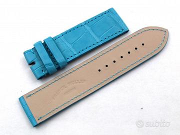 Cinturino Franck Muller Alligatore Azzurro 22mm